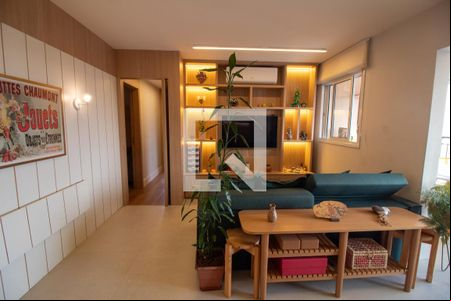Sala de apartamento para alugar com 3 quartos, 108m² em Santo Amaro, São Paulo
