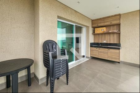 Varanda de apartamento para alugar com 3 quartos, 115m² em Balneario Cidade Atlantica, Guarujá