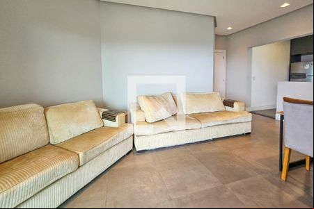 Sala de apartamento para alugar com 3 quartos, 115m² em Balneario Cidade Atlantica, Guarujá