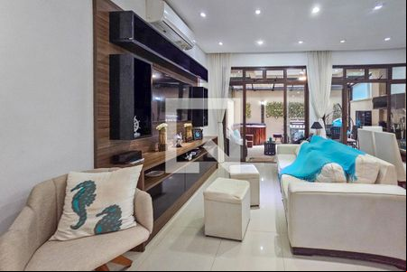 Sala de apartamento para alugar com 3 quartos, 125m² em Loteamento Joao Batista Juliao, Guarujá