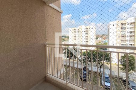 Varanda da Sala de apartamento para alugar com 2 quartos, 49m² em Jardim Ipaussurama, Campinas