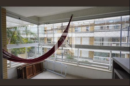 Varanda da Sala de apartamento para alugar com 3 quartos, 95m² em Campeche, Florianópolis