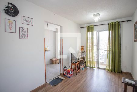 Sala  de apartamento para alugar com 2 quartos, 46m² em Vila Nogueira, Diadema