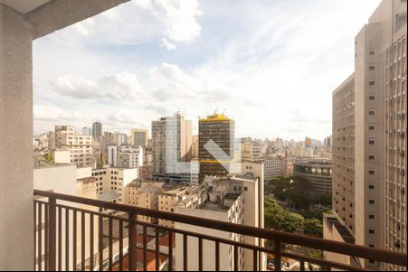 Varanda do Studio de kitnet/studio à venda com 1 quarto, 38m² em Centro Histórico de São Paulo, São Paulo
