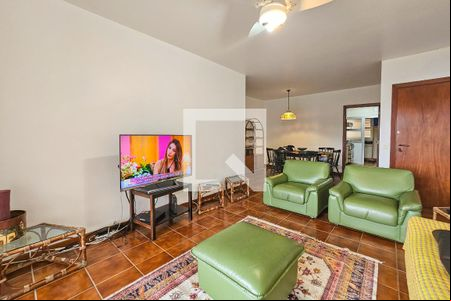 Sala de apartamento para alugar com 3 quartos, 140m² em Centro, Guarujá