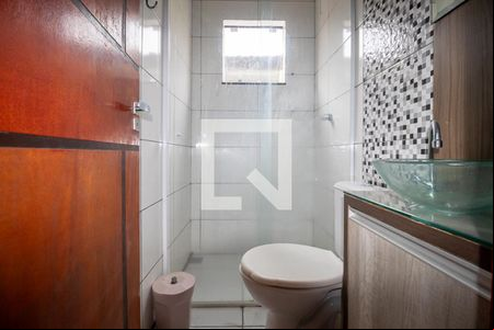Banheiro Social de casa de condomínio para alugar com 3 quartos, 120m² em Sítio Cercado, Curitiba