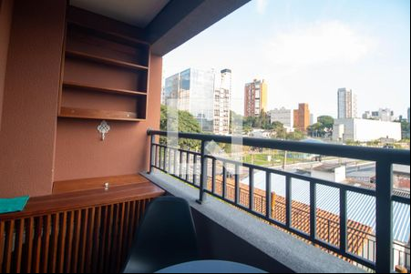 Varanda de apartamento para alugar com 1 quarto, 27m² em Santo Amaro, São Paulo