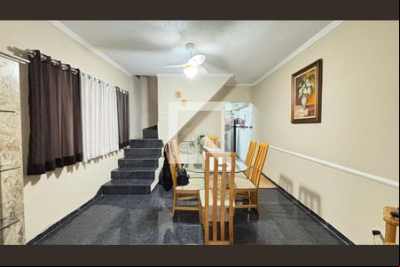 Sala - Sala de Jantar de casa à venda com 3 quartos, 194m² em Jardim das Maravilhas, Santo André