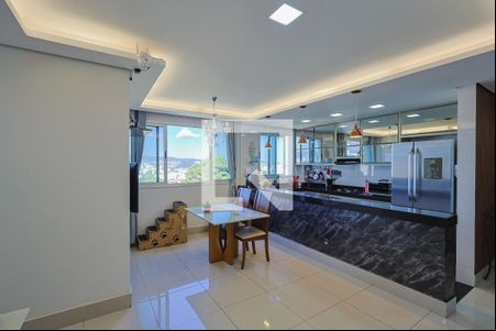 Sala de Jantar de apartamento à venda com 3 quartos, 184m² em Monsenhor Messias, Belo Horizonte
