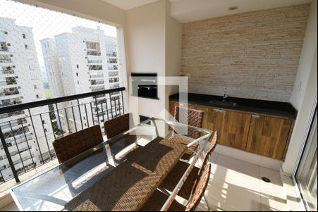 Sala - Varanda Gourmet de apartamento à venda com 3 quartos, 116m² em Jardim Carlos Gomes, Campinas