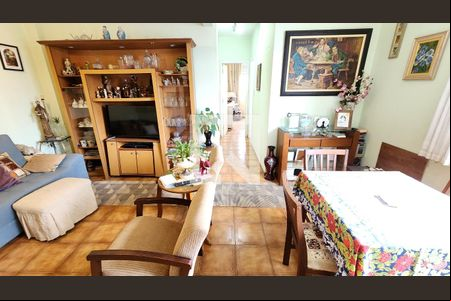 Sala de apartamento para alugar com 2 quartos, 48m² em Aparecida, Santos
