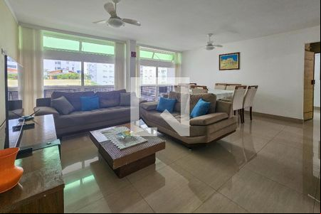 Sala de apartamento para alugar com 3 quartos, 94m² em Centro, Guarujá