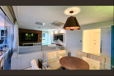 Sala de apartamento para alugar com 4 quartos, 201m² em Embaré, Santos