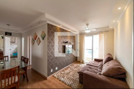 Sala de apartamento para alugar com 2 quartos, 55m² em Vila Barros, Barueri