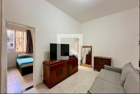 Sala de apartamento à venda com 1 quarto, 46m² em Glória, Rio de Janeiro