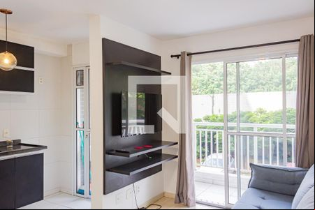 Sala/Cozinha de apartamento para alugar com 2 quartos, 49m² em Barra Funda, São Paulo
