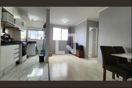 Sala de apartamento para alugar com 2 quartos, 46m² em Castelo, Santos