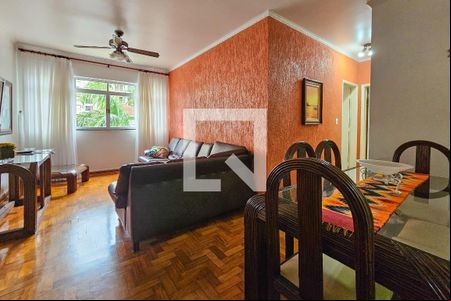 Sala de apartamento para alugar com 2 quartos, 93m² em Loteamento Joao Batista Juliao, Guarujá