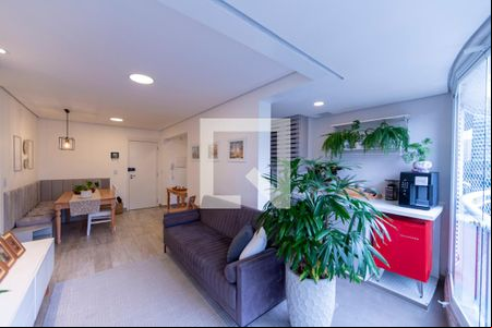 Sala de apartamento à venda com 2 quartos, 70m² em Residencial Zero (tambore), Barueri