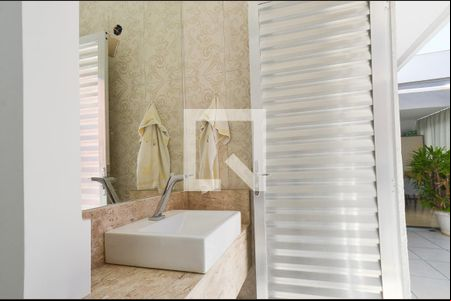 Lavabo da cobertura de apartamento à venda com 3 quartos, 134m² em Santa Tereza, Belo Horizonte