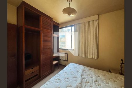 Quarto - Armários de apartamento para alugar com 1 quarto, 39m² em Funcionários, Belo Horizonte