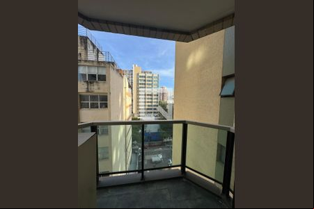 varanda de apartamento para alugar com 1 quarto, 39m² em Funcionários, Belo Horizonte