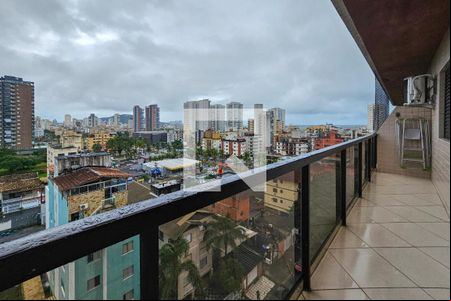varanda  de apartamento para alugar com 1 quarto, 48m² em Jardim Ana Maria, Guarujá