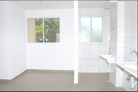 Sala/Cozinha de apartamento para alugar com 2 quartos, 45m² em São Gabriel, Belo Horizonte