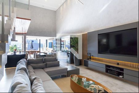 Sala de casa de condomínio à venda com 4 quartos, 450m² em , Nova Lima