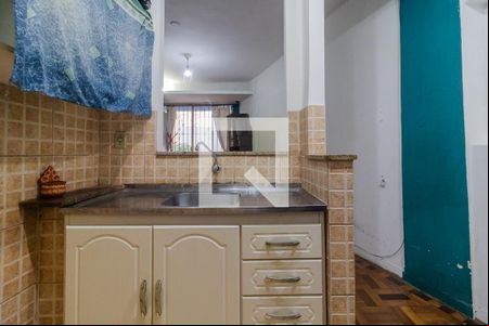 Cozinha de apartamento à venda com 1 quarto, 44m² em Farroupilha, Porto Alegre