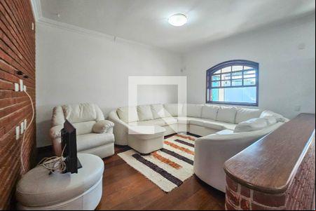 Sala de casa para alugar com 3 quartos, 398m² em Balneario Cidade Atlantica, Guarujá