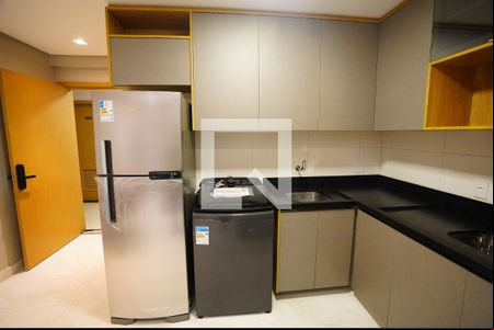 Cozinha de apartamento para alugar com 1 quarto, 43m² em Setor Marista, Goiânia