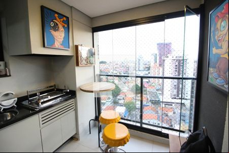 Varanda gourmet de apartamento à venda com 2 quartos, 64m² em Centro, Osasco