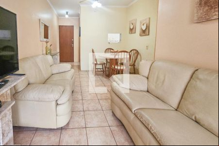 Sala de apartamento para alugar com 2 quartos, 68m² em Jardim Tres Marias, Guarujá