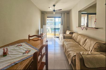 Sala de apartamento para alugar com 1 quarto, 60m² em Loteamento Joao Batista Juliao, Guarujá