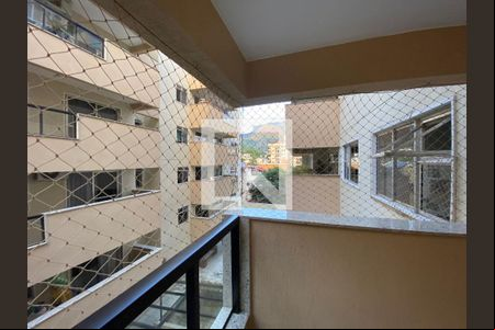 Varanda da Sala de apartamento para alugar com 3 quartos, 95m² em Freguesia (jacarepaguá), Rio de Janeiro