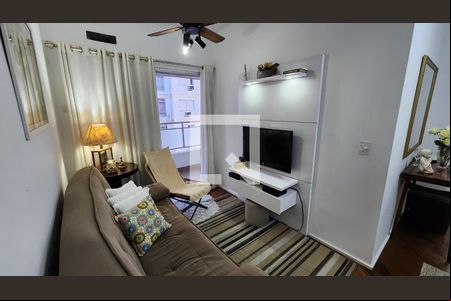 Sala de apartamento para alugar com 3 quartos, 98m² em Marapé, Santos