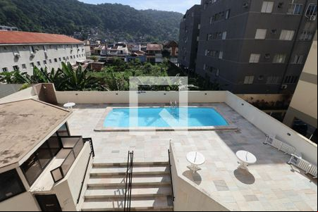 Vista Varanda  de apartamento para alugar com 1 quarto, 60m² em Jardim Tres Marias, Guarujá