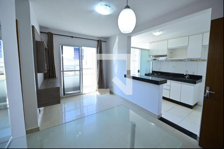 Sala de apartamento para alugar com 2 quartos, 74m² em Parque Real de Goiânia, Aparecida de Goiânia