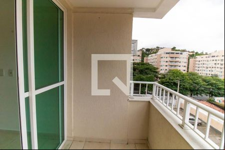Varanda da Sala de apartamento à venda com 2 quartos, 54m² em Badu, Niterói