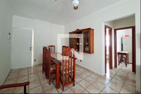 Sala de apartamento para alugar com 1 quarto, 50m² em Guilhermina, Praia Grande