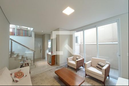 Sala de casa de condomínio para alugar com 4 quartos, 360m² em Jardim Nova Europa, Campinas