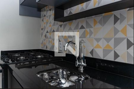 Detalhe - Cozinha Americana de kitnet/studio para alugar com 1 quarto, 24m² em Água Branca, São Paulo