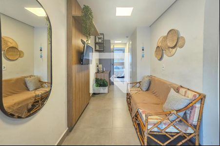 Sala de apartamento para alugar com 2 quartos, 49m² em Parque Enseada, Guarujá