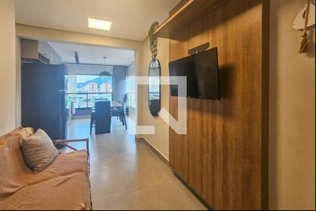 Sala de apartamento para alugar com 2 quartos, 49m² em Parque Enseada, Guarujá
