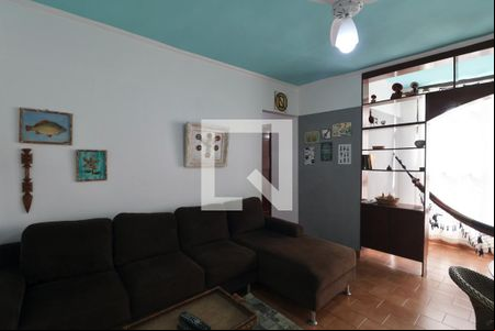 Sala de apartamento para alugar com 2 quartos, 85m² em Jardim Tejereba, Guarujá