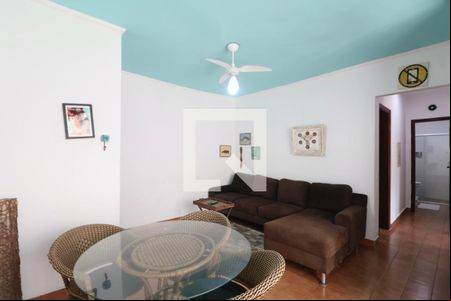 Sala de apartamento para alugar com 2 quartos, 85m² em Jardim Tejereba, Guarujá