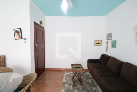 Sala de apartamento para alugar com 2 quartos, 85m² em Jardim Tejereba, Guarujá