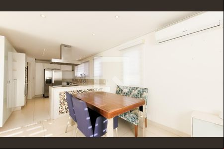 Sala de Jantar de casa de condomínio para alugar com 3 quartos, 377m² em Conjunto Habitacional Vila Santana (sousas), Campinas