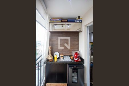 Varanda da Sala de apartamento à venda com 2 quartos, 68m² em Conceição, Diadema